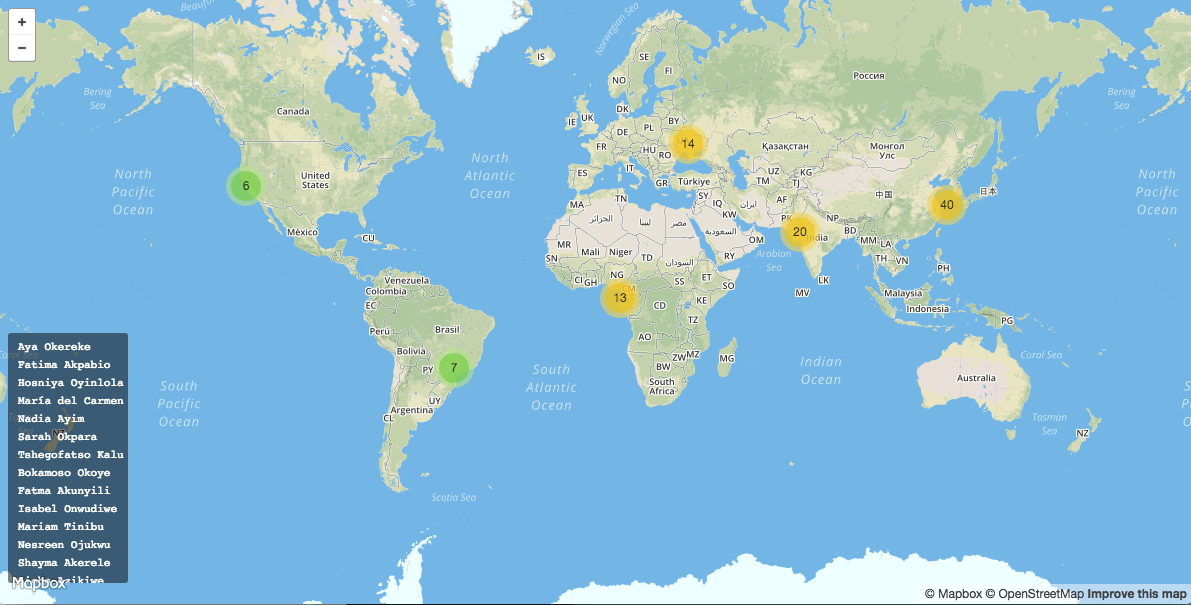 Simple CSV Map Image